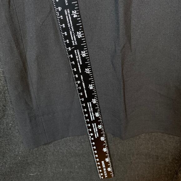 Banana Republic Womens Pants Black Martin Fit Lined Wool Blend Stretch 12 - Picture 9 of 12